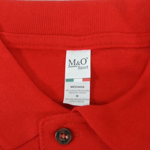 CIRCLE K Convenience Store Employee Uniform Polo Shirt Red NEW Size M Medium - Picture 4 of 5